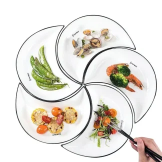 Moon Shape Creative Dish Set